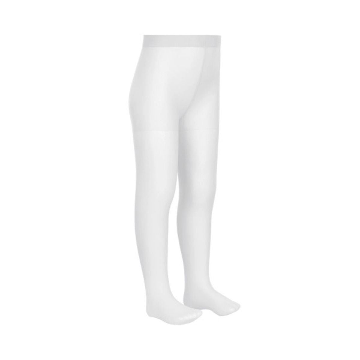 Meia Calça Fantasia Festa Lisa Clássica Branco Meia Calça Fantasia Festa Lisa Clássica Branco